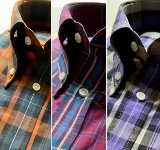 Just uploaded the new #Morris shirts.Get yours on: www.capirari.com#Capirari #plaidshirt #rollcollar #madeinItaly #buttondown #clothing #detail #motherofpearlbutton